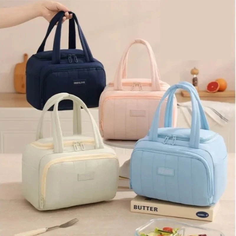 Sac Déjeuner Isotherme (Grande Capacité) | Boîte Repas Thermique Hydrofuge | Poignée Douce pour Pique - nique, École et Bureau | Glacière Souple Portable - Prati - Kitchen