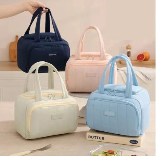 Sac Déjeuner Isotherme (Grande Capacité) | Boîte Repas Thermique Hydrofuge | Poignée Douce pour Pique - nique, École et Bureau | Glacière Souple Portable - Prati - Kitchen