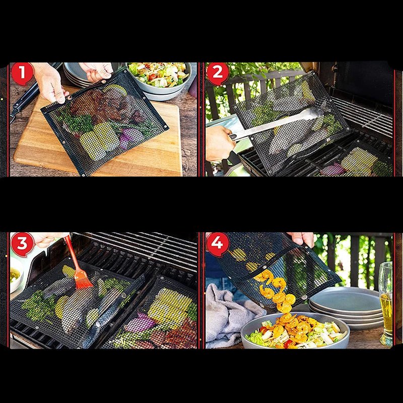 sacs- de- barbecue- végétariens : multi -grille