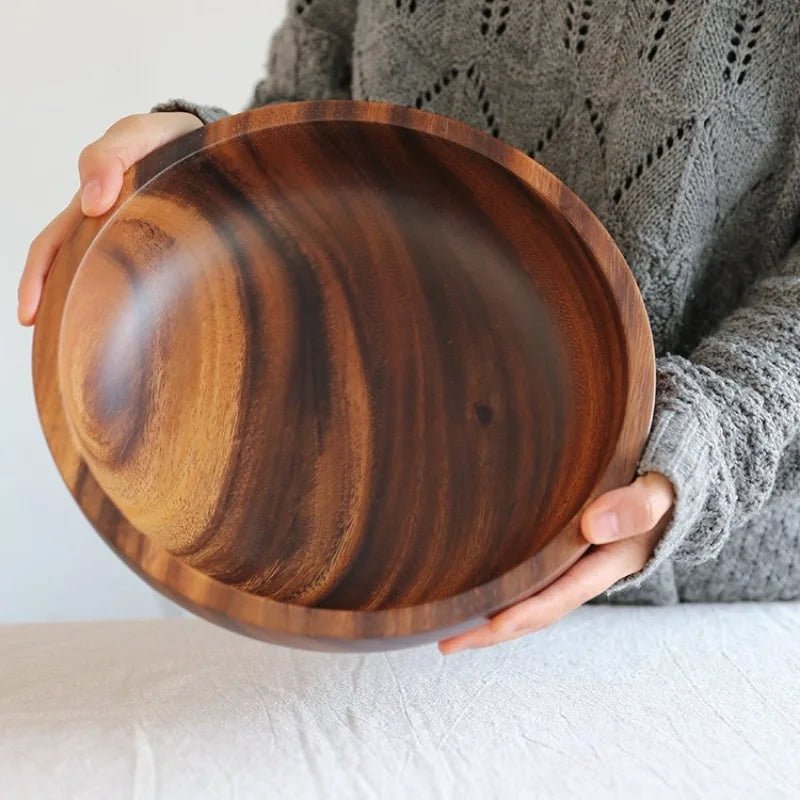 Saladier et Bol en véritable bois d'acacia | Service pour fruits, salade et soupe | Naturel, durable et écologique - Prati - Kitchen