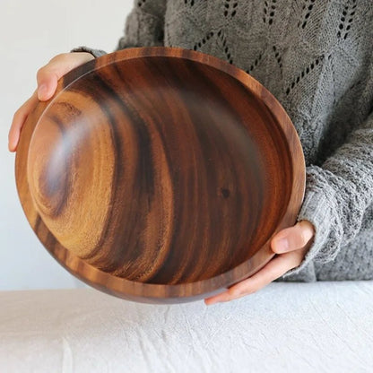 Saladier et Bol en véritable bois d'acacia | Service pour fruits, salade et soupe | Naturel, durable et écologique - Prati - Kitchen