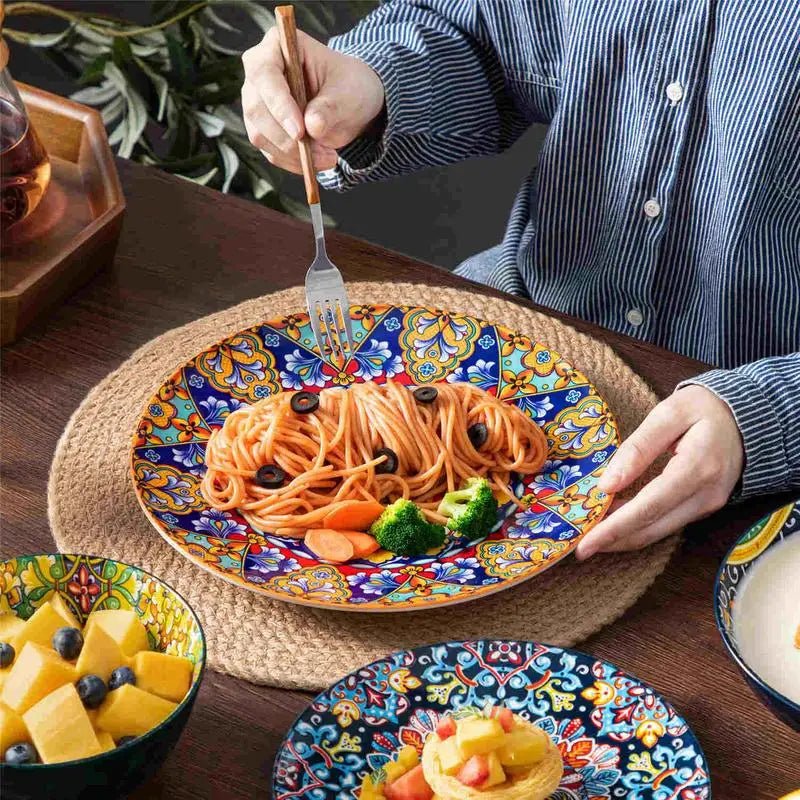 service- de- table- bohème- VANCASSO : l'effet- visible- quand- on - l'utilise