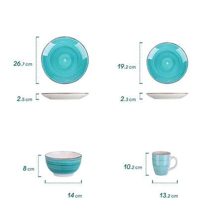 service de table en céramique BELLA VANCASSO | 16/32/48 pièces - Prati - Kitchen