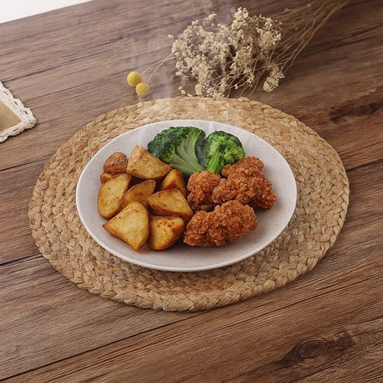 Set de table rond rotin tressé - Prati - Kitchen