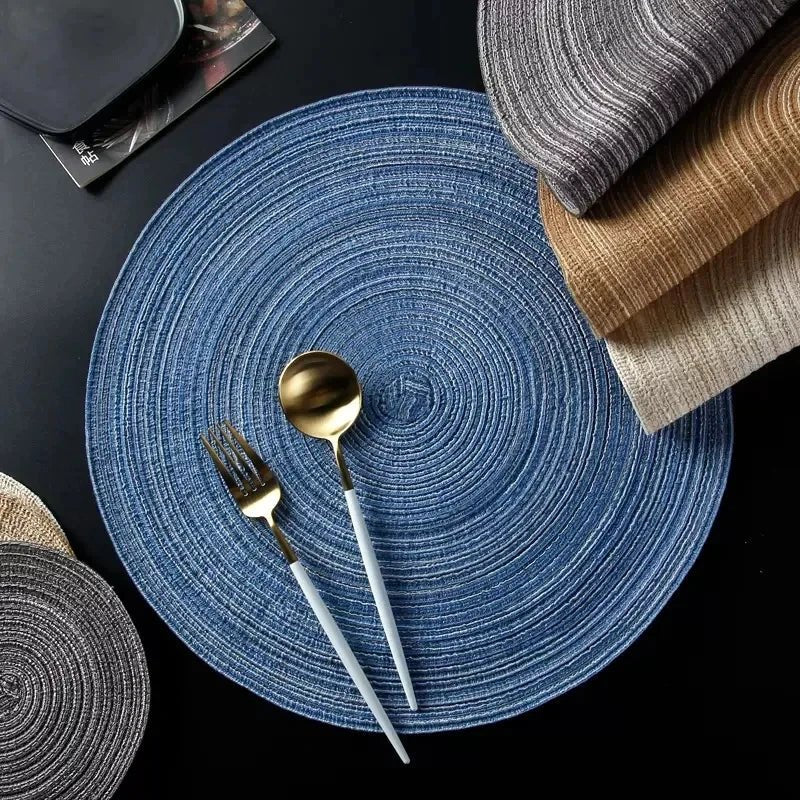 Set de table rond tressé en ramie - Prati - Kitchen