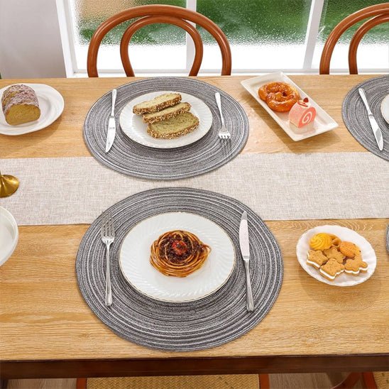 Set de table rond tressé en ramie - Prati - Kitchen