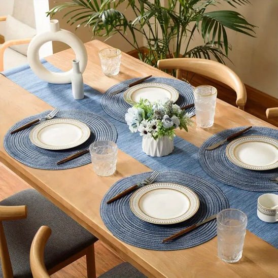 Set de table rond tressé en ramie - Prati - Kitchen