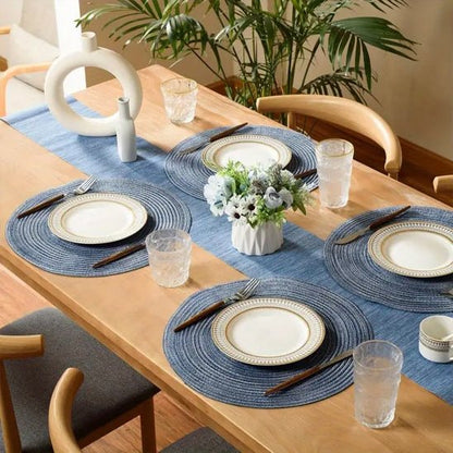 Set de table rond tressé en ramie - Prati - Kitchen