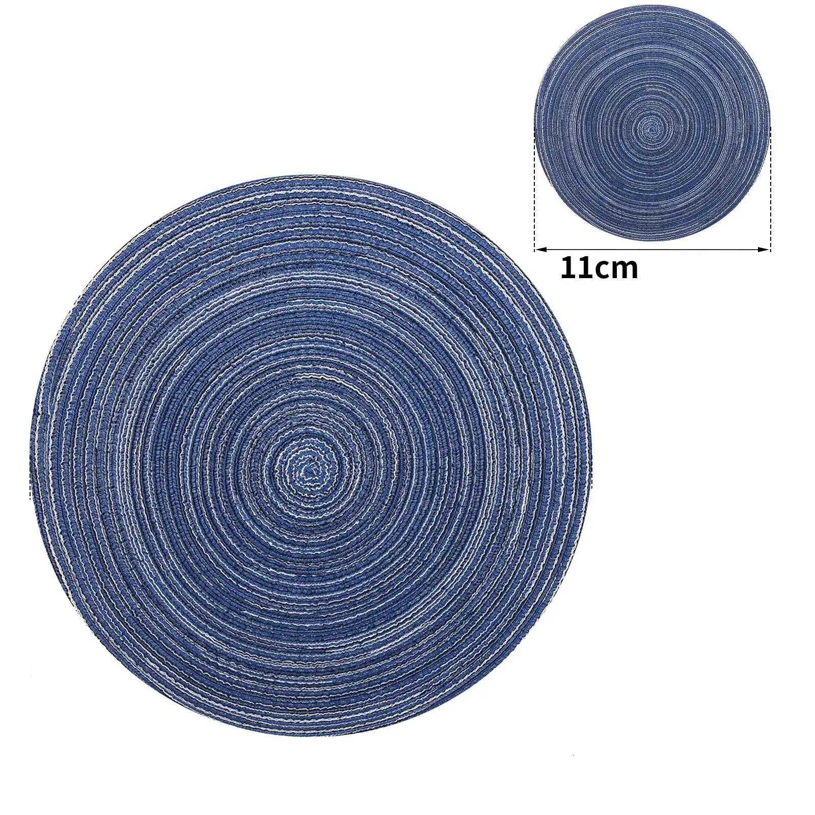 Set de table rond tressé en ramie - Prati - Kitchen