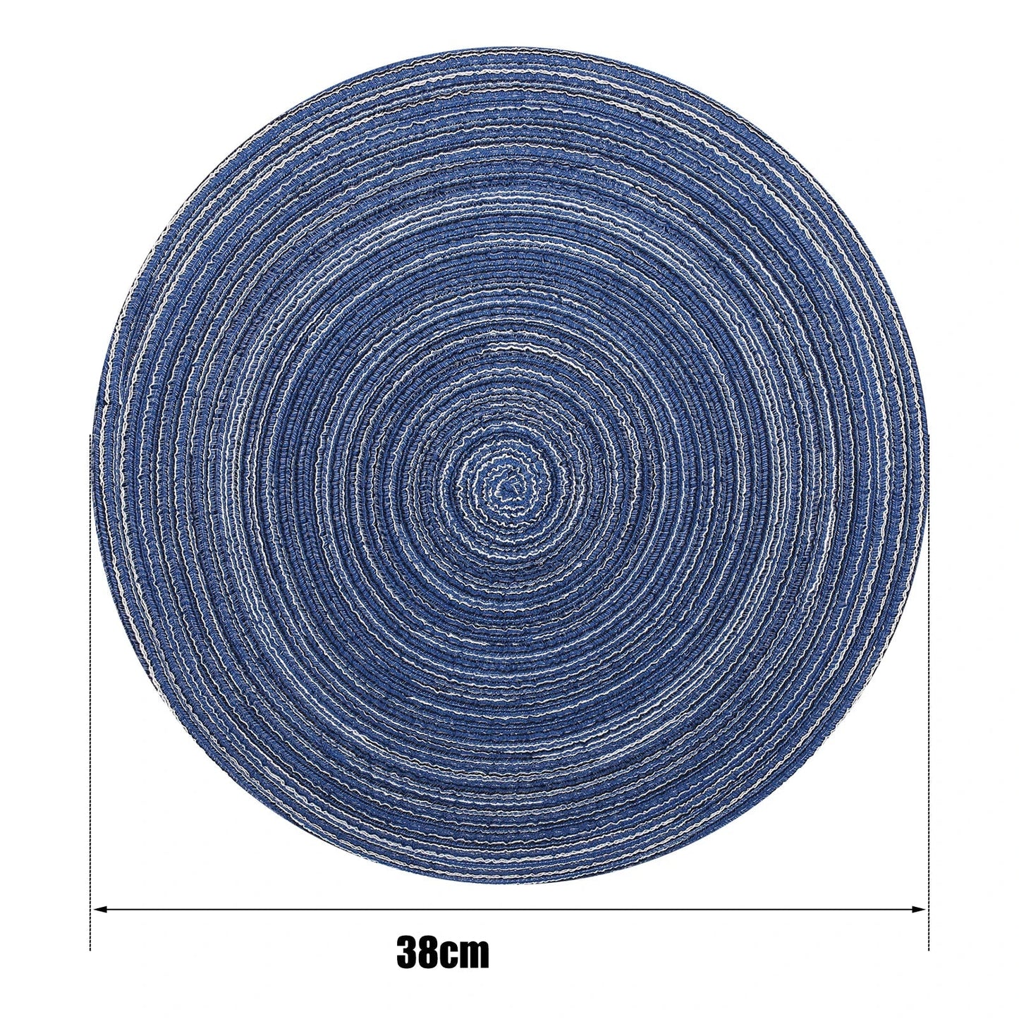 Set de table rond tressé en ramie - Prati - Kitchen