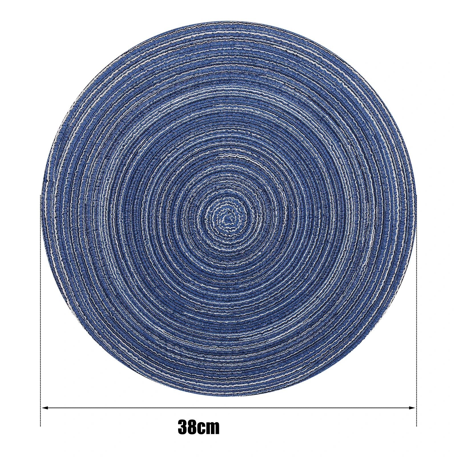 Set de table rond tressé en ramie - Prati - Kitchen