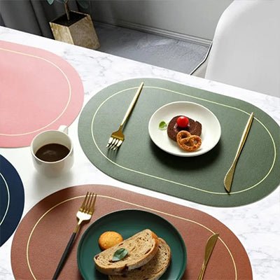 Set de table simili cuir lavable - Prati - Kitchen