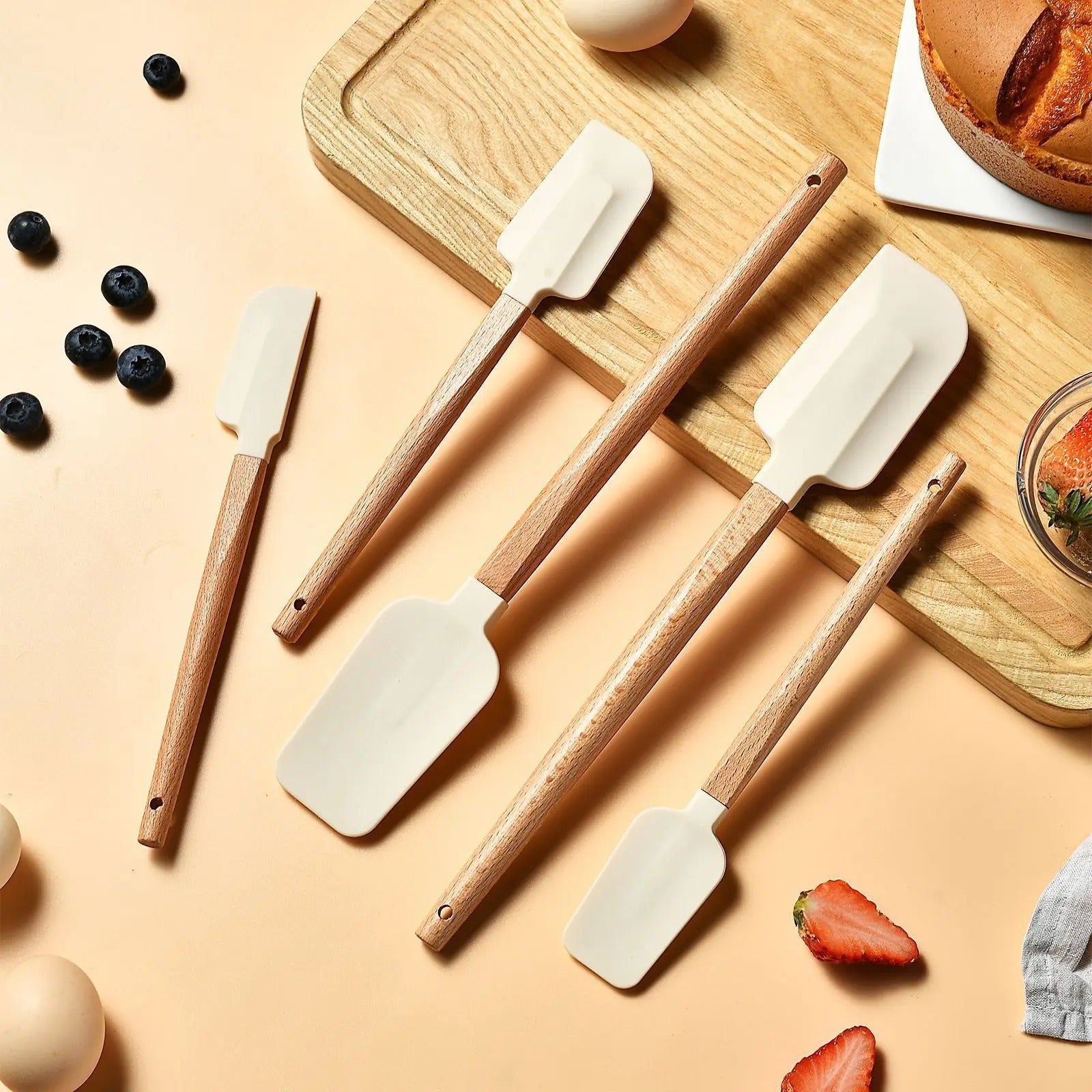 Spatule de cuisine silicone et bois - Prati - Kitchen