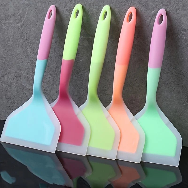 Spatule Large en Silicone Premium Antiadhésive et Thermorésistante | Pelle de Cuisine XL Sans BPA pour Omelettes, Crêpes et Pizza - Prati - Kitchen