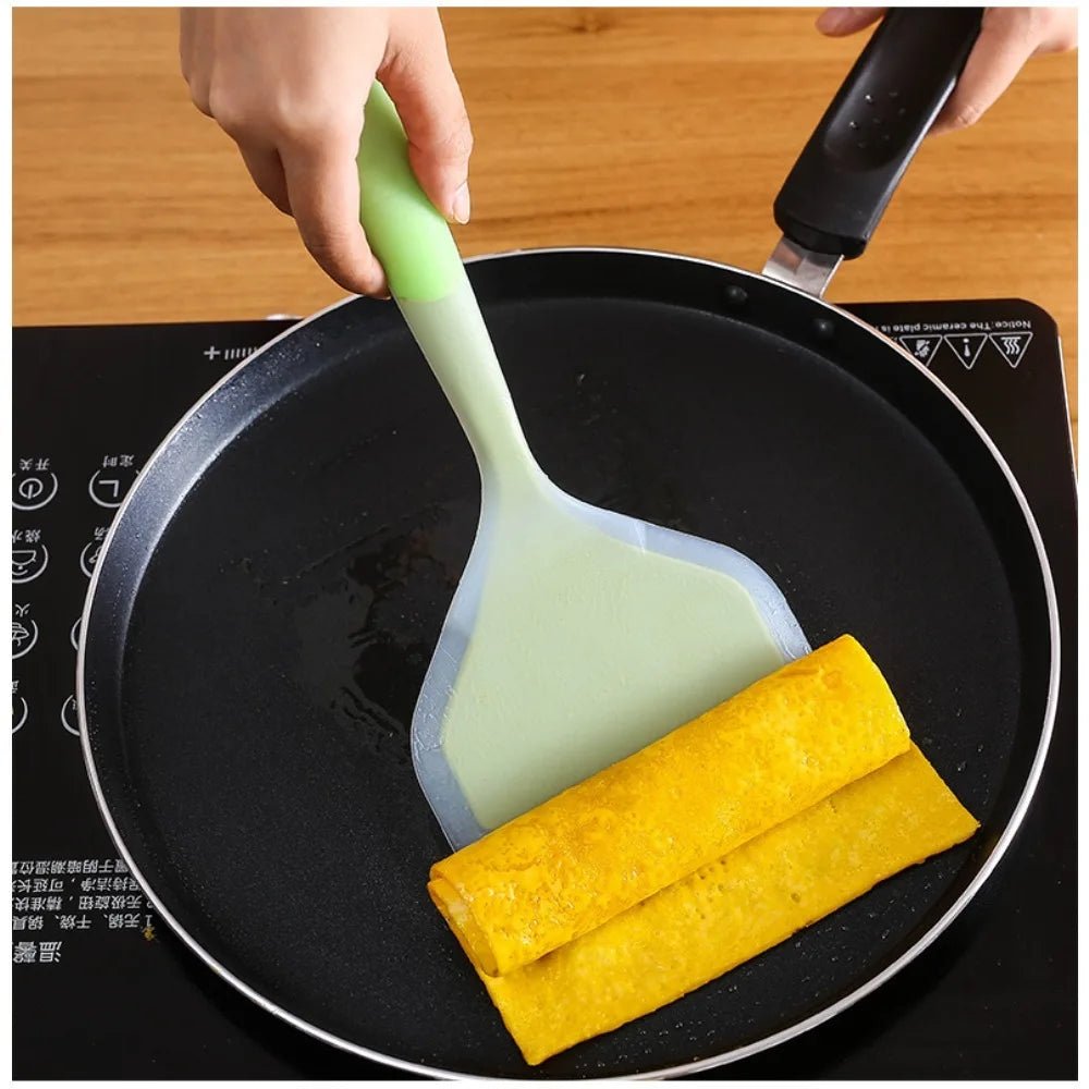 Spatule Large en Silicone Premium Antiadhésive et Thermorésistante | Pelle de Cuisine XL Sans BPA pour Omelettes, Crêpes et Pizza - Prati - Kitchen