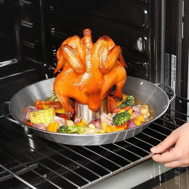 Support poulet vertical acier inoxydable - Prati - Kitchen