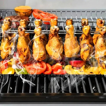 Support vertical pliable en acier inoxydable pour poulet - Prati - Kitchen