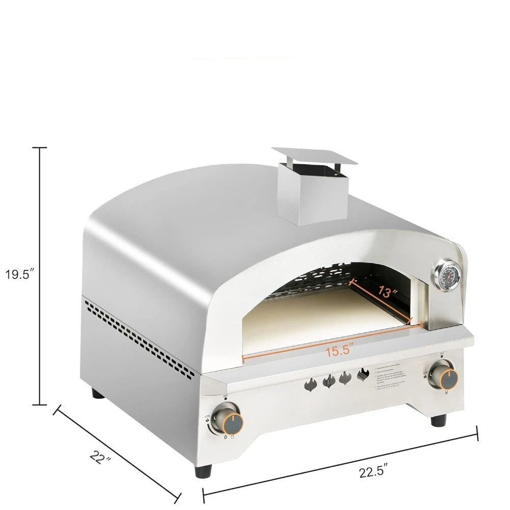 taille du four à pizza