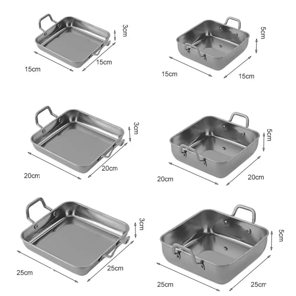 tailles des plats à four