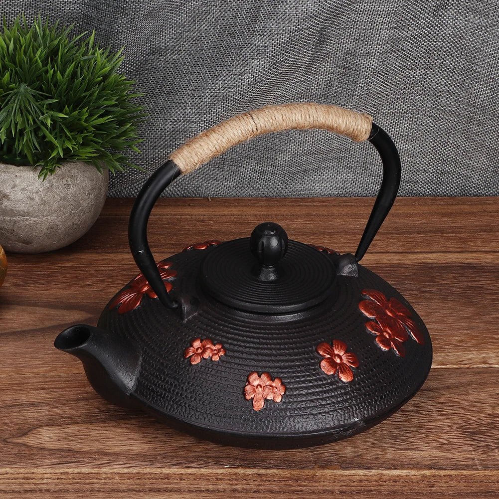 Théière en Fonte Japonaise Émaillée (TETSU KYUSU) 900ml avec Filtre Métallique - Prati - Kitchen
