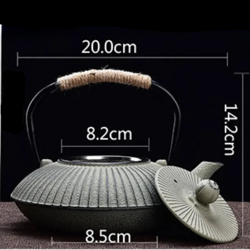 Théière en fonte traditionnelle 800ml | Design Parapluie | Filtre Inox inclus - Prati - Kitchen