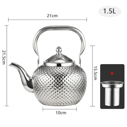 Théière inox avec infuseur - Prati - Kitchen