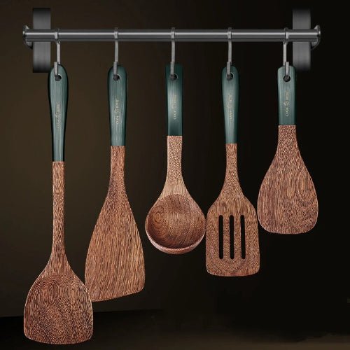 Ustensiles de cuisine en bois naturel - Prati-Kitchen