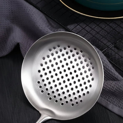 Ustensiles wok acier inoxydable 4 pièces - Prati-Kitchen