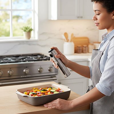 Vaporisateur d'huile d'olive en acier inoxydable multifonction - Prati - Kitchen
