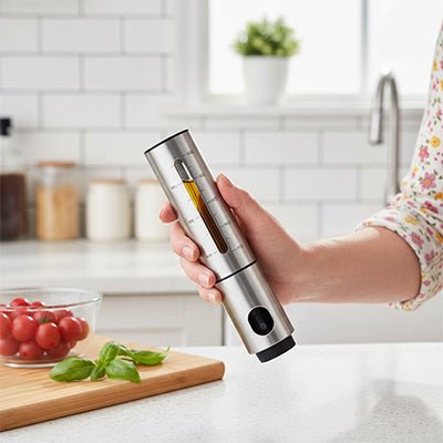 Vaporisateur d'huile d'olive en acier inoxydable multifonction - Prati - Kitchen