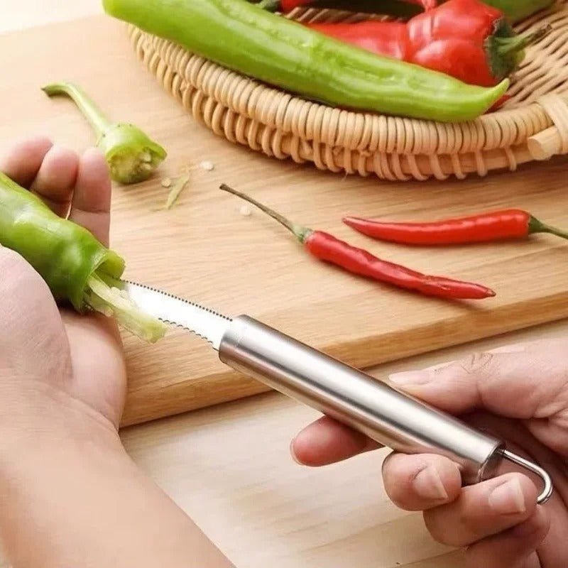 Vide piment acier inoxydable - Prati-Kitchen