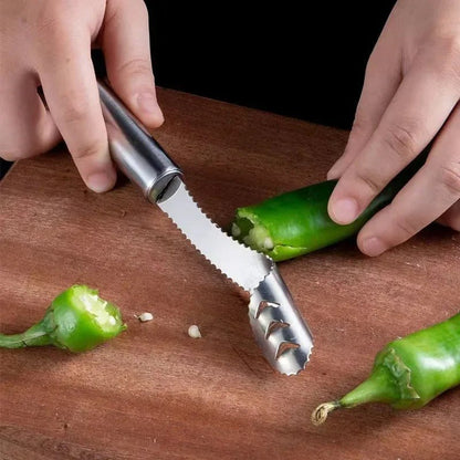 Vide piment acier inoxydable - Prati-Kitchen