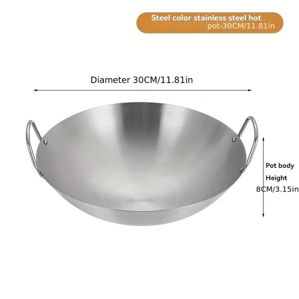wok en acier inoxydable - Prati - Kitchen